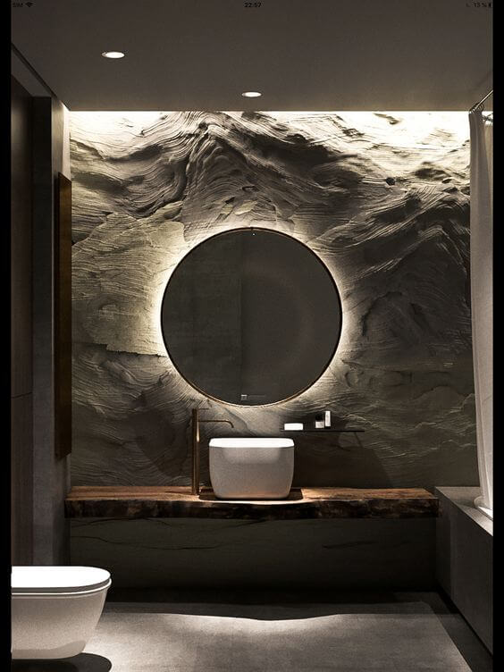 Bathroom Lighting Ideas Backlit Bathroom Mirror Ideas - Harptimes.com