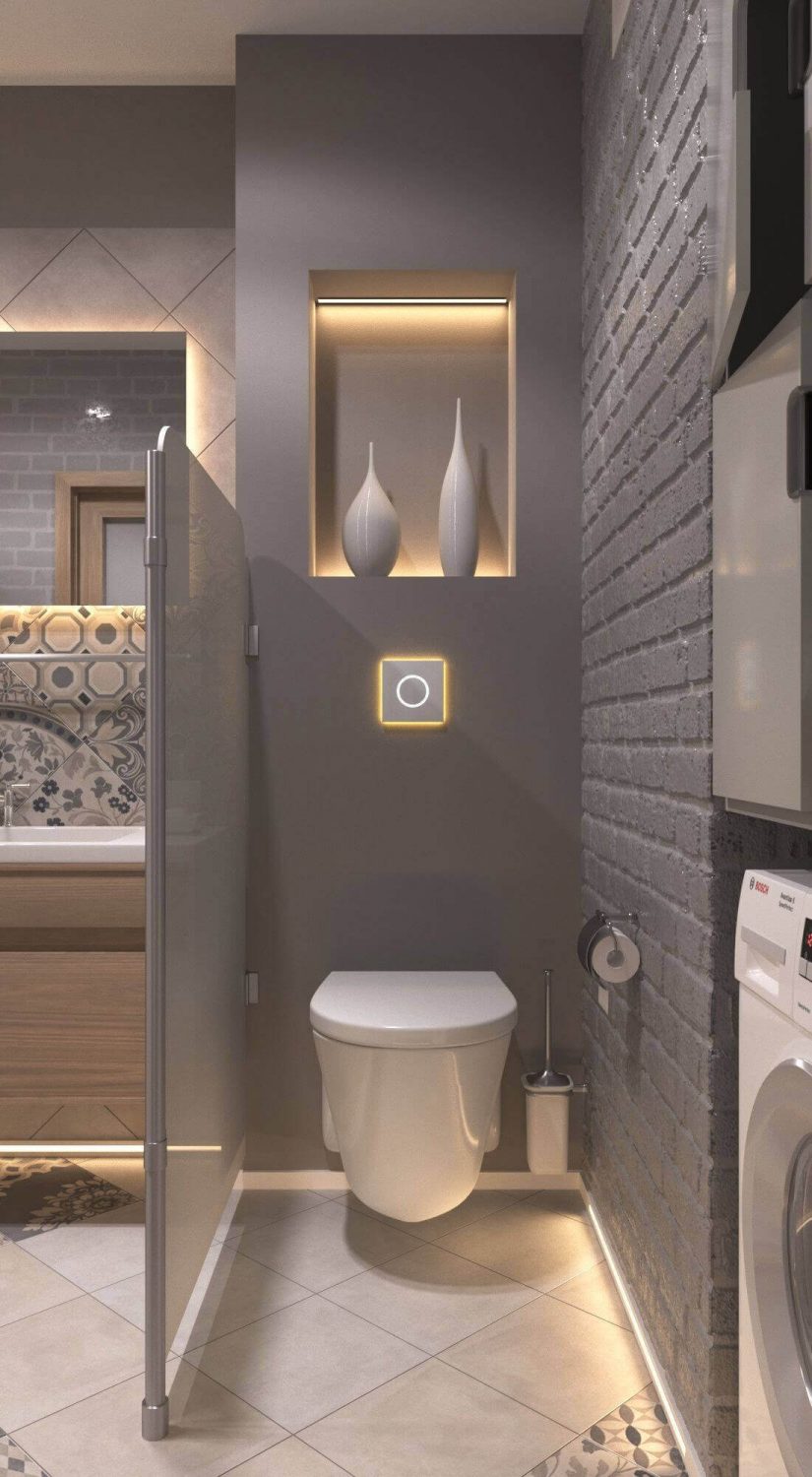Bathroom Lighting Ideas LED Indirect Lighting In-Wall Niches - Harptimes.com