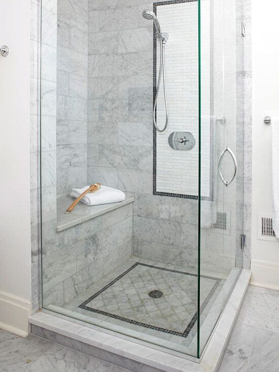 Eye-Catchy Walk-In Shower Tile Ideas - Harptimes.com