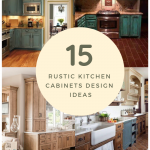 15+ Popular Rustic Kitchen Cabinets Design Ideas