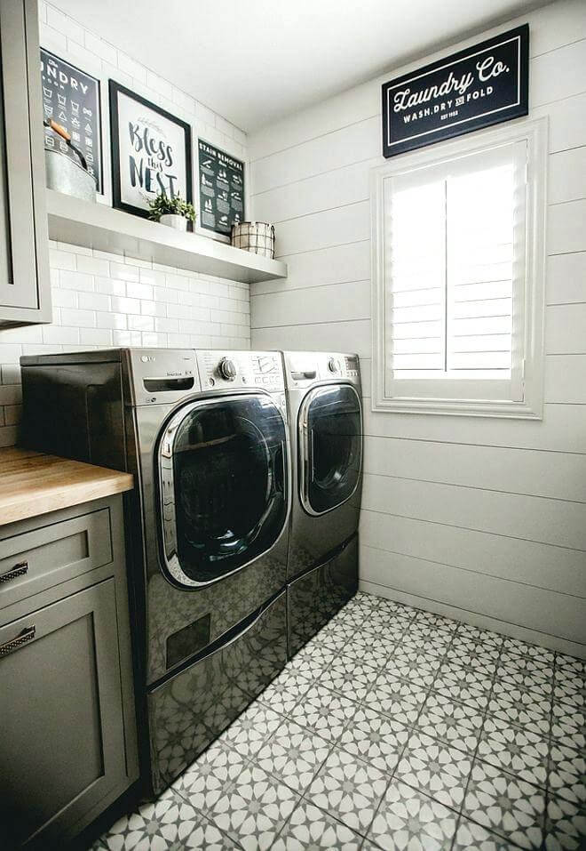 DIY Small Laundry Room Ideas - Patterns Do Better - Harptimes.com