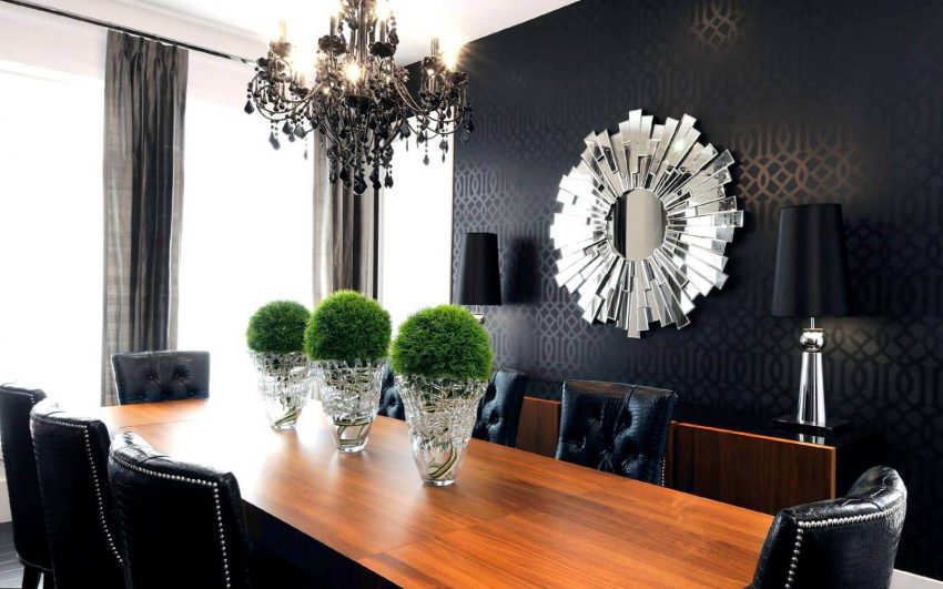 Large Dining Room Wall Decor - Bold Wallpaper - Harptimes.com