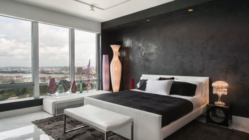 Paint Accent Wall Ideas for Bedroom Black and Bold Faux Painting - Harptimes.com