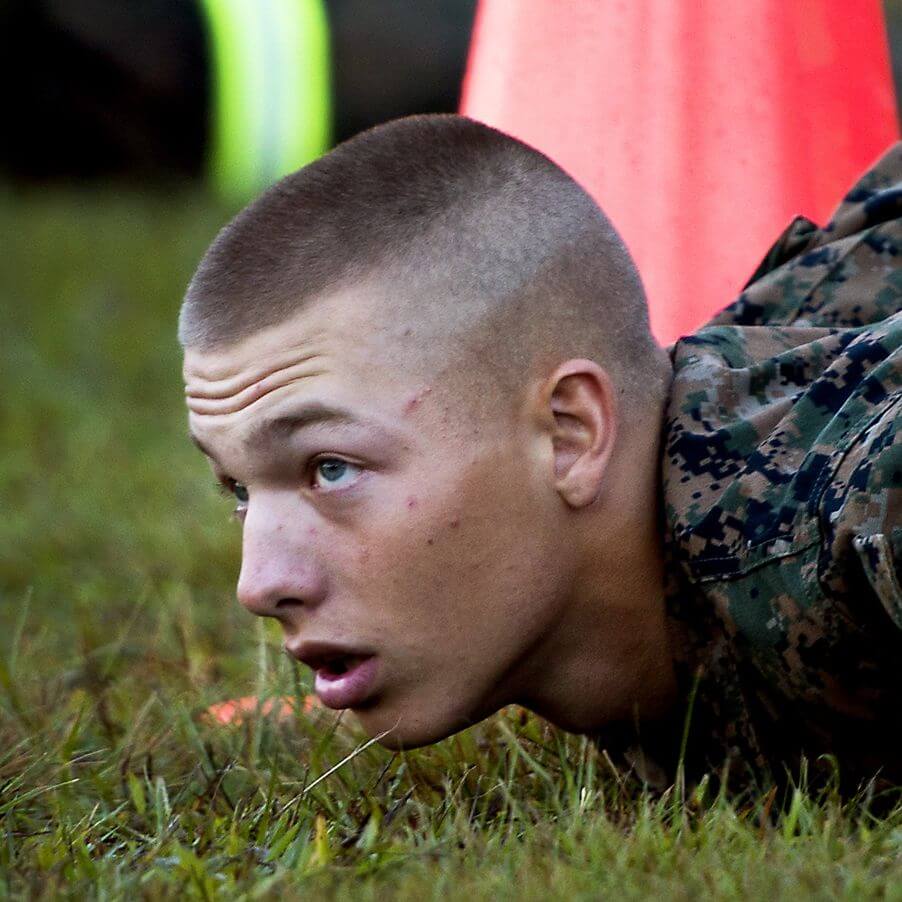 6. High and tight military haircut - Crew Cut for Miltary Haircut - Harptimes.com