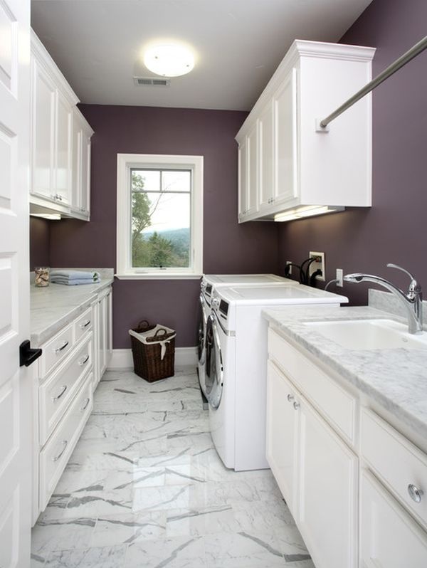 7. Small Laundry Room Ideas: Make It White Cute Small Laundry Room Ideas - Make It White - Harptimes.com