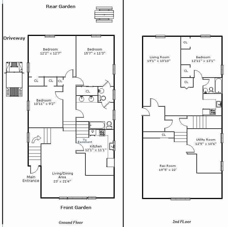 Barndominium Floor Plans - 11. Two-Story Barndominium Floor Plan