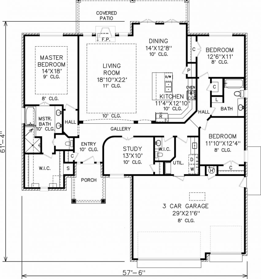 Modern Barndominium  Floor Plans  2 Story with Loft 30x40 