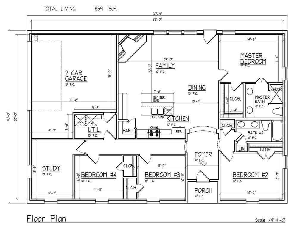 Modern Barndominium Floor Plans 2 Story with Loft 30x40 