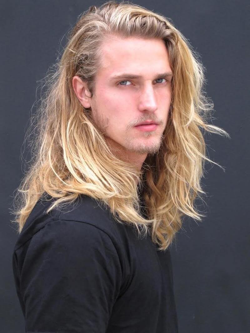 9. Long Hairstyle For Blonde Long Hairstyles for Men - Long Hairstyle For Blonde - Harptimes.com