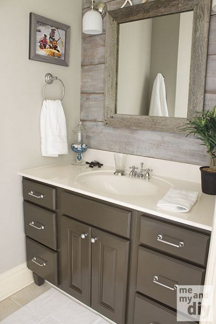 Bathroom Mirror Ideas with Barnwood Frame - Harptimes.com