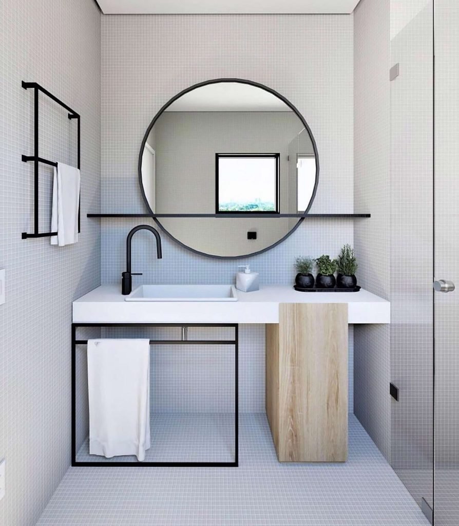 ??? 70 Bathroom Mirror Ideas for Double Vanity & Single Sink with Lights