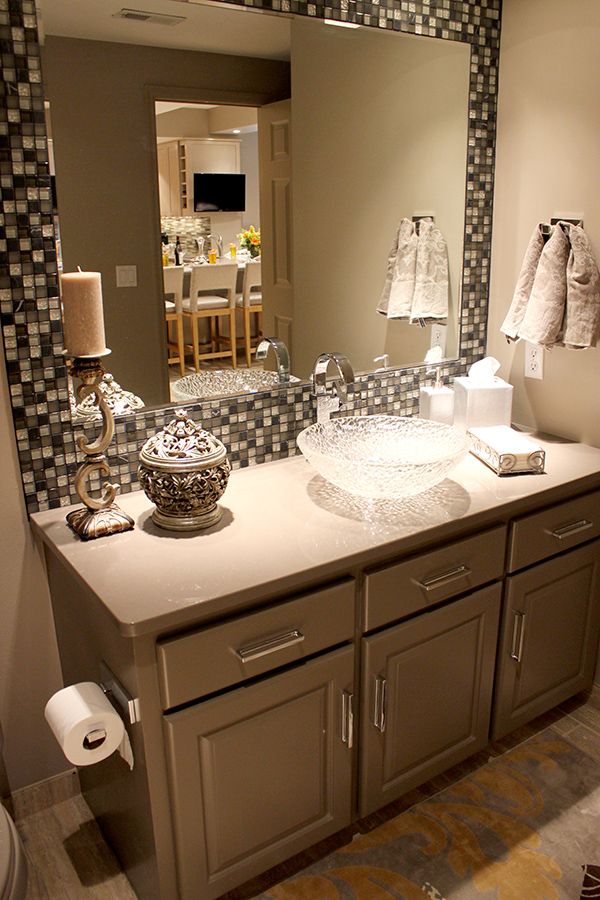 Bathroom Mirror Ideas 7. Fancy Bathroom Mirror with Elegant Balance - Harptimes.com