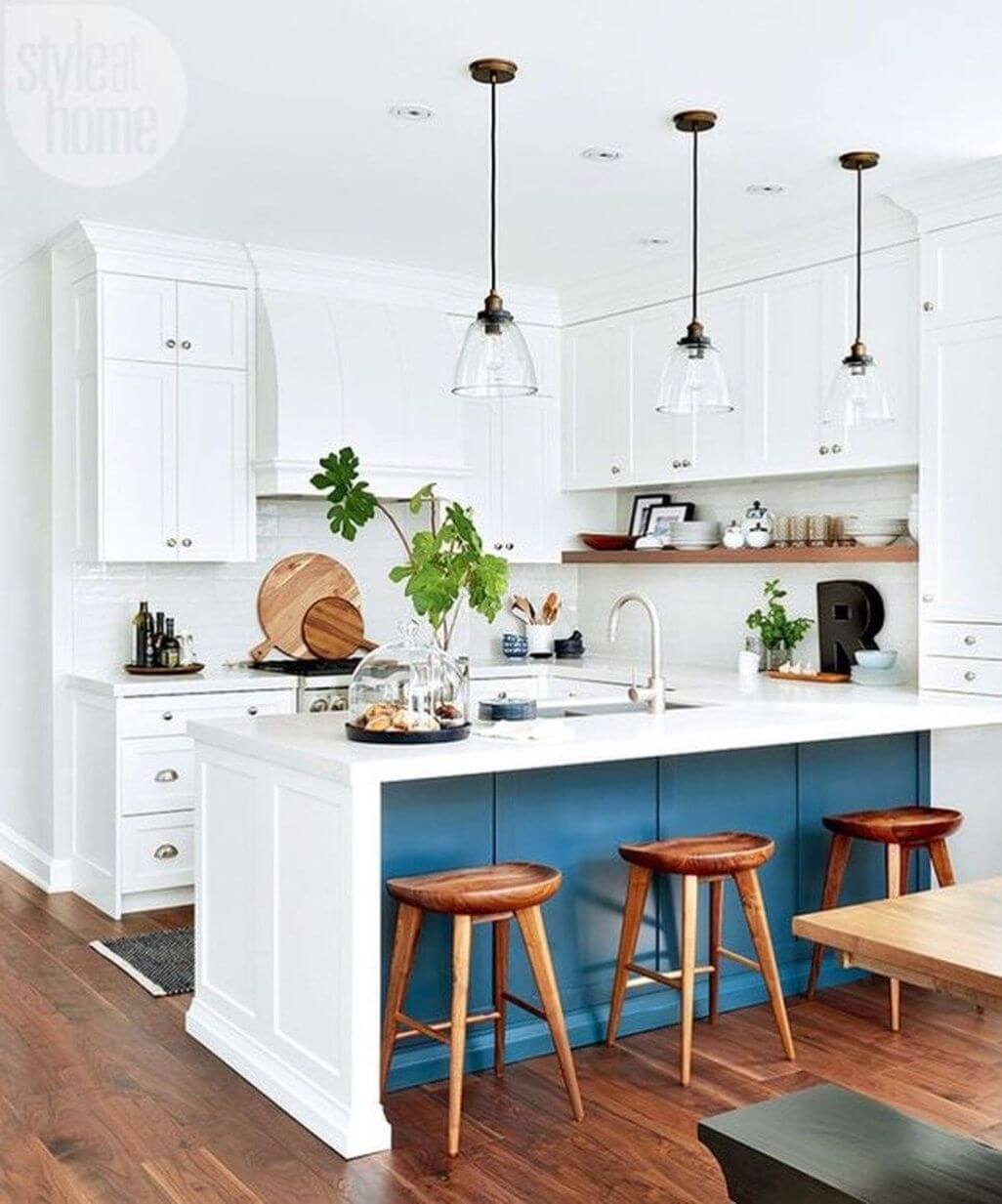 18. Farmhouse Country Kitchen Design - Harptimes.com