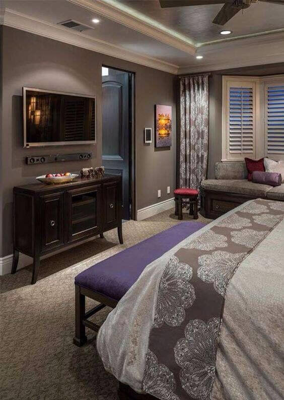 17. Warm Master Bedroom Design romantic master bedroom ideas - 17. Warm Master Bedroom Design - Harptimes.com