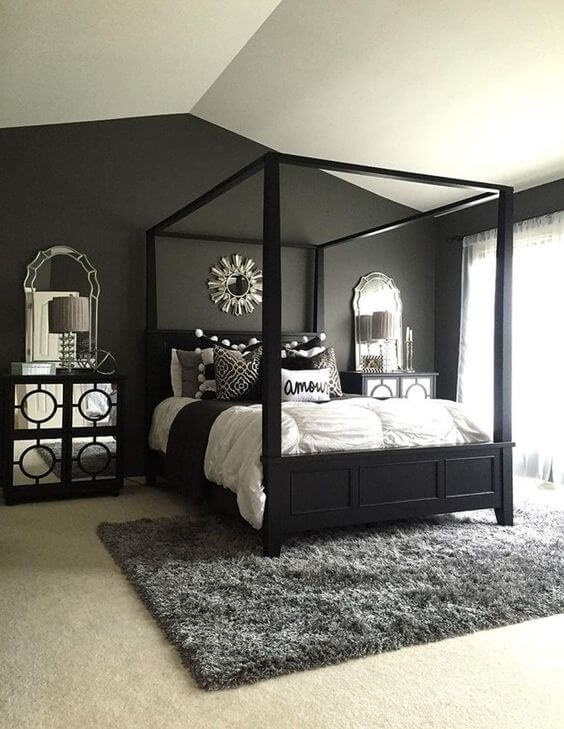 small master bedroom ideas with king size bed - 24. Elegant Master Bedroom with Canopy - Harptimes.com