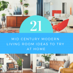 21+ Mid century Modern Living Room Ideas to Try at Home