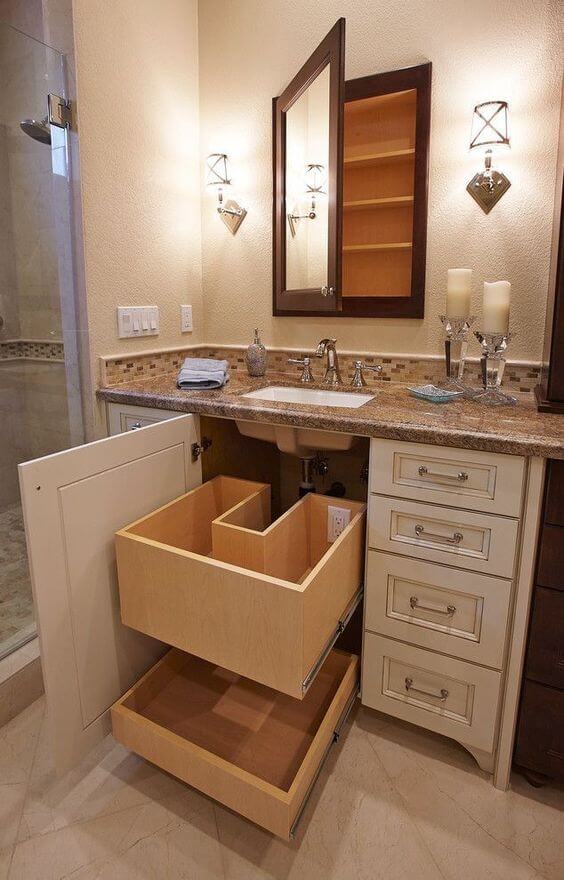 Bathroom Cabinet Ideas Bathroom Cabinet Ideas with Under-Sink Drawers - Harptimes.com