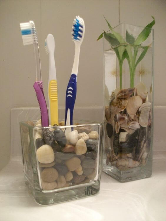 Bathroom Storage Ideas Natural Toothbrush Holder - Harptimes.com