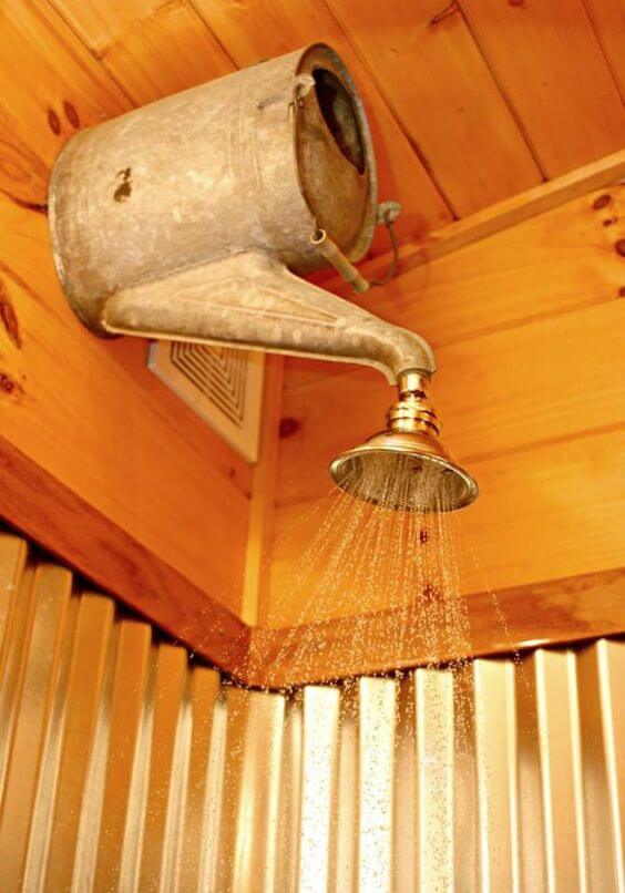 Rustic Bathroom Ideas Watering Can Shower Ideas - Harptimes.com
