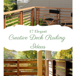 16 Creative Deck Railing Ideas to Transform Your Deck