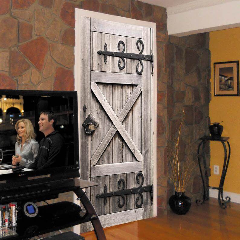 barn door ideas for living room