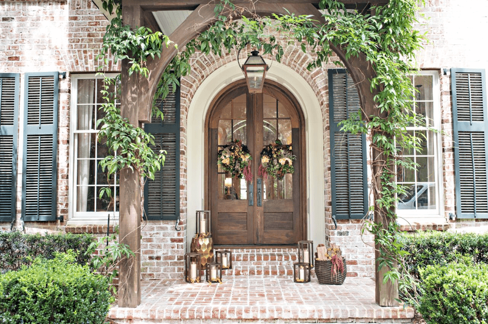 front door decorating ideas for christmas