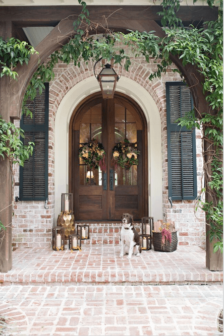 front door ideas for christmas