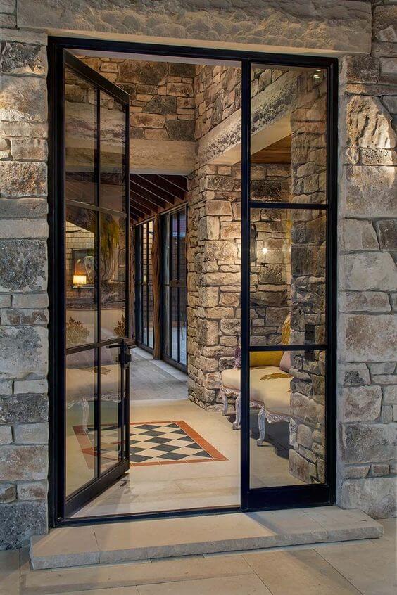 front door molding ideas