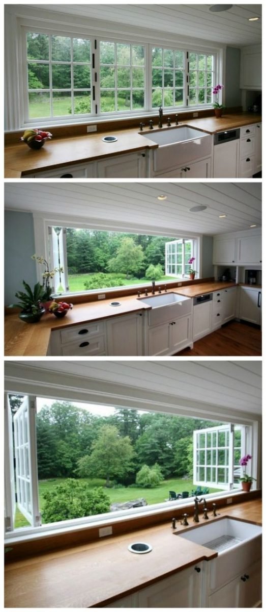 17 Creative Kitchen Window Ideas to Dress Up the Kitchen - Harp Times