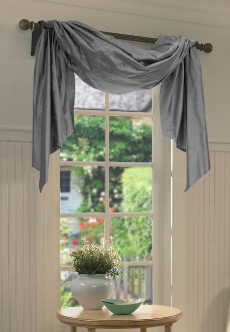 single window curtain ideas