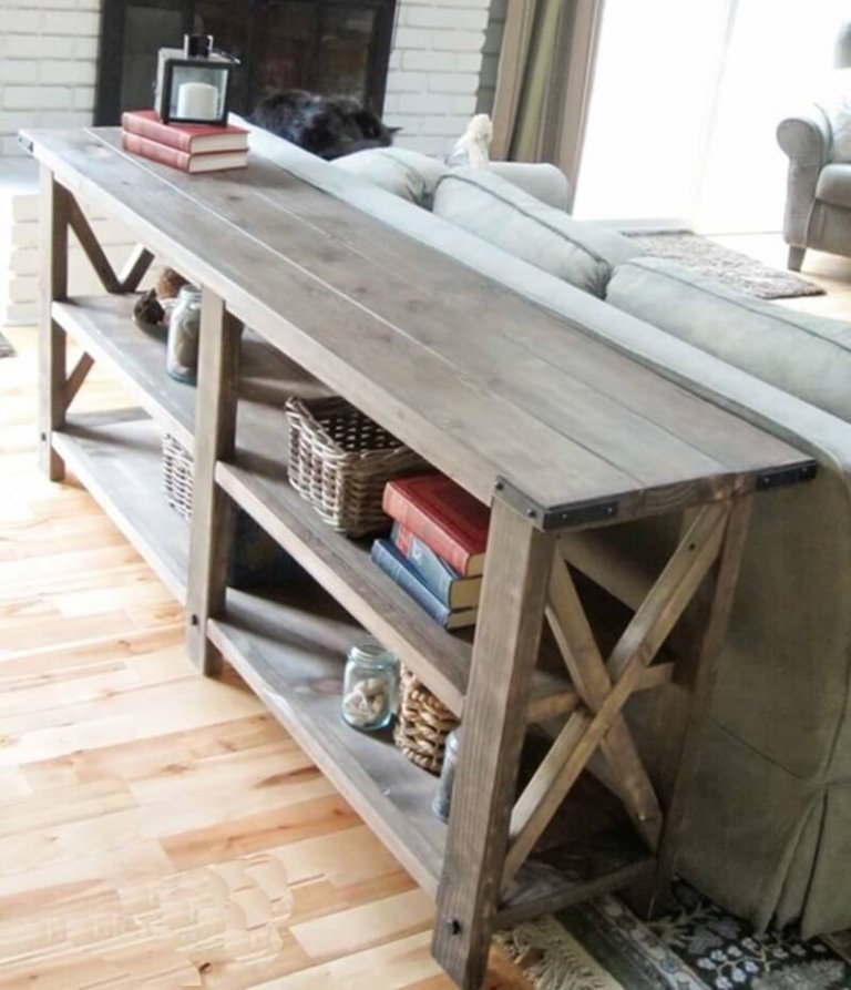 √ 15 Sofa Table Decor Ideas Farmhouse & Modern Pictures 2021