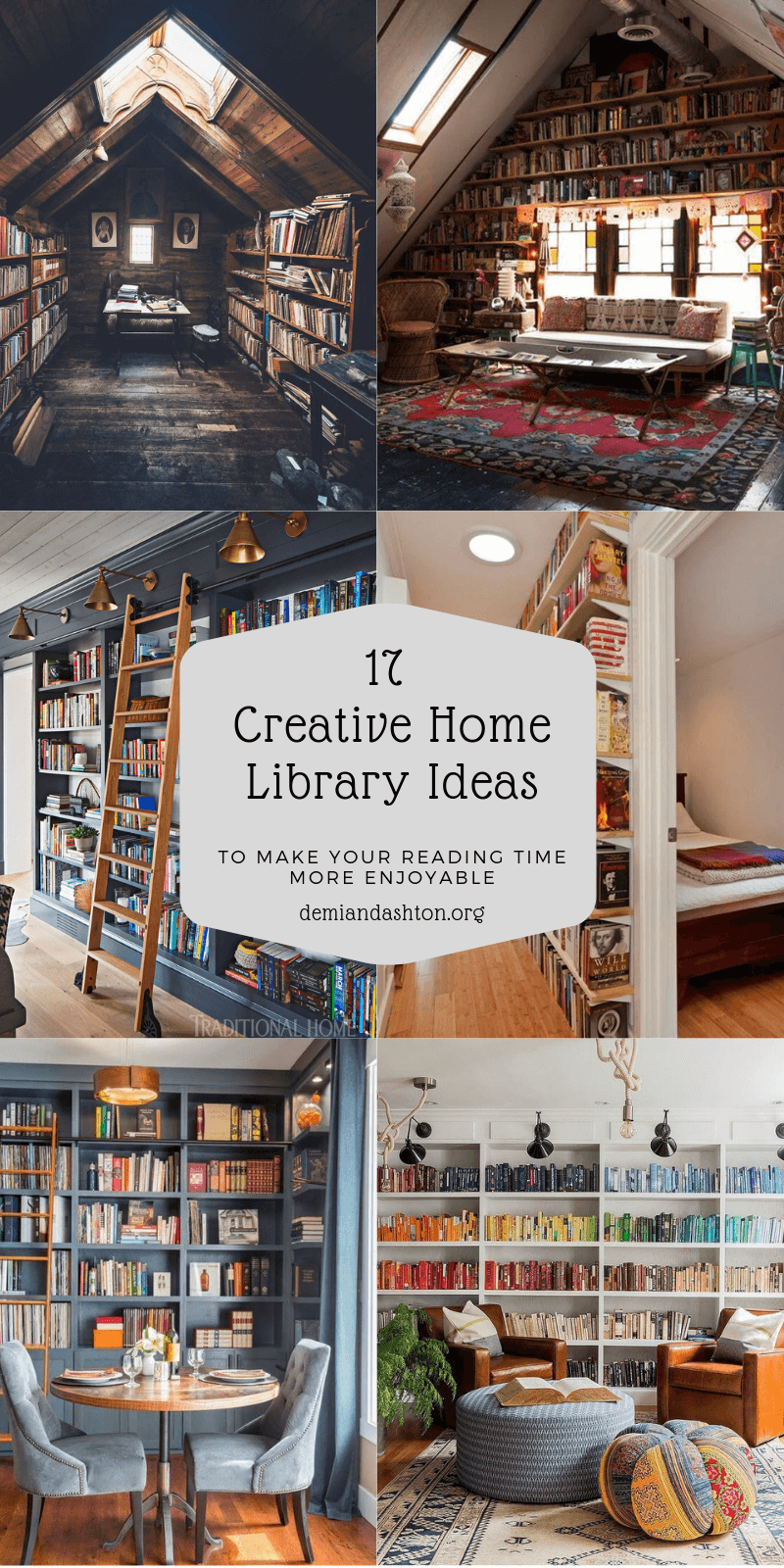 Creative Home Library Ideas