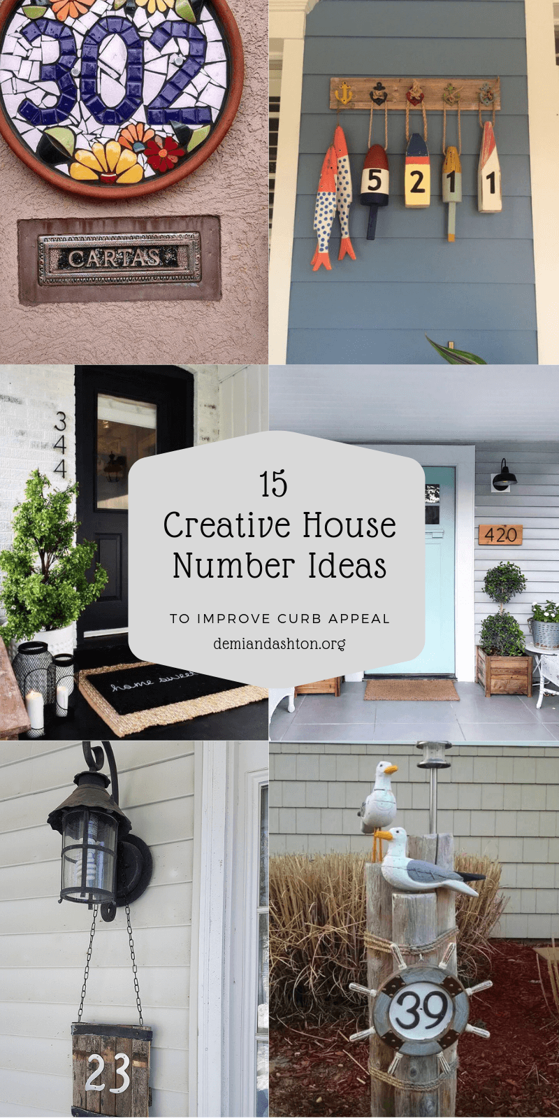 Creative House Number Ideas
