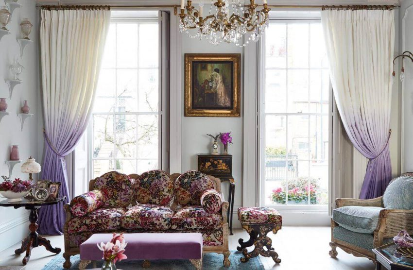 Georgian Curtains Living Room Ideas with a Parisian Feel - Harptimes.com