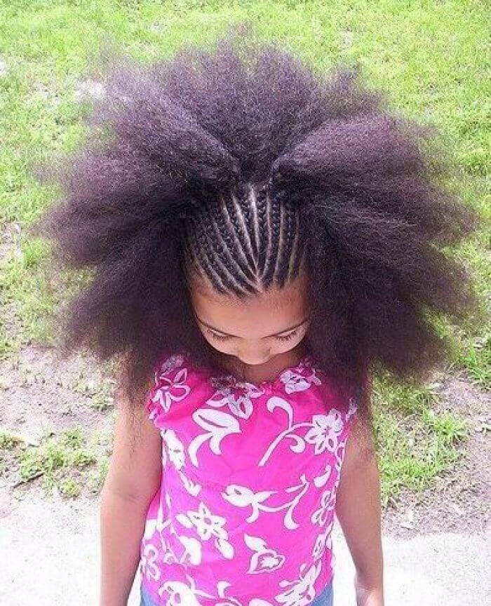 Little Black Girl Hairstyles That Looks Like a Flower