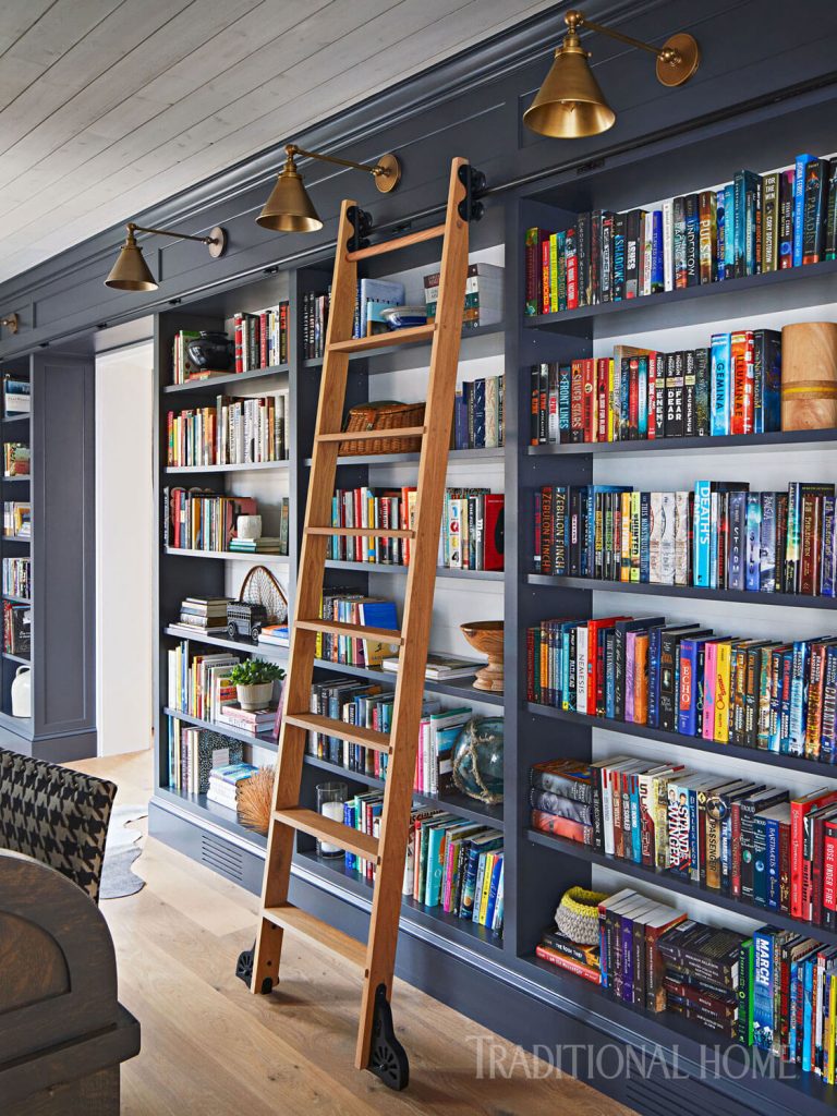 contemporary home library ideas