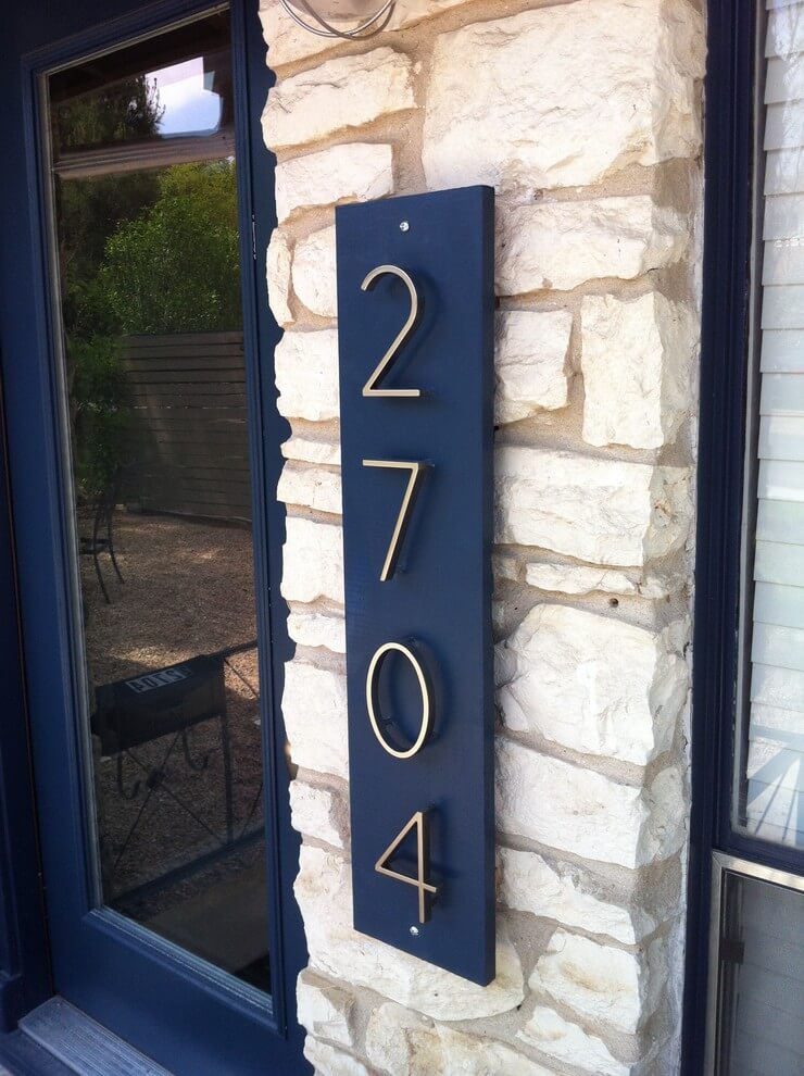 cool house number ideas