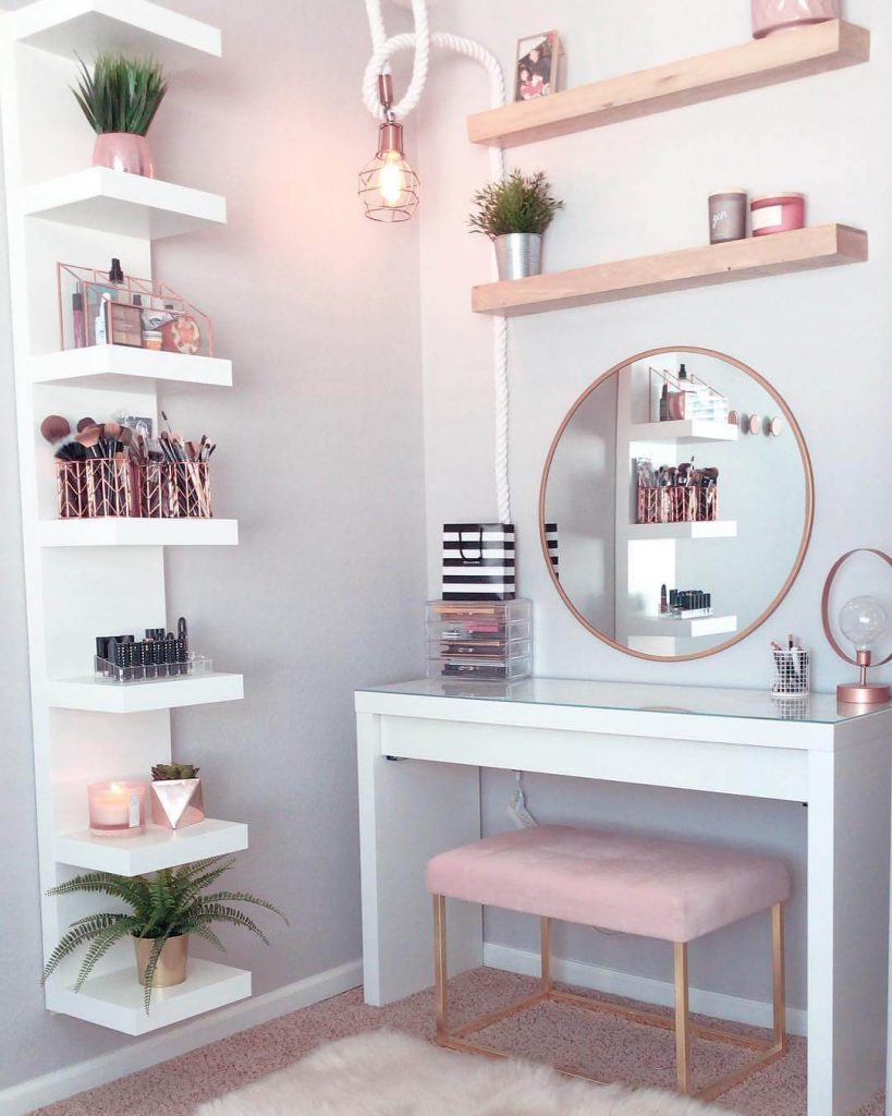 cute makeup room ideas