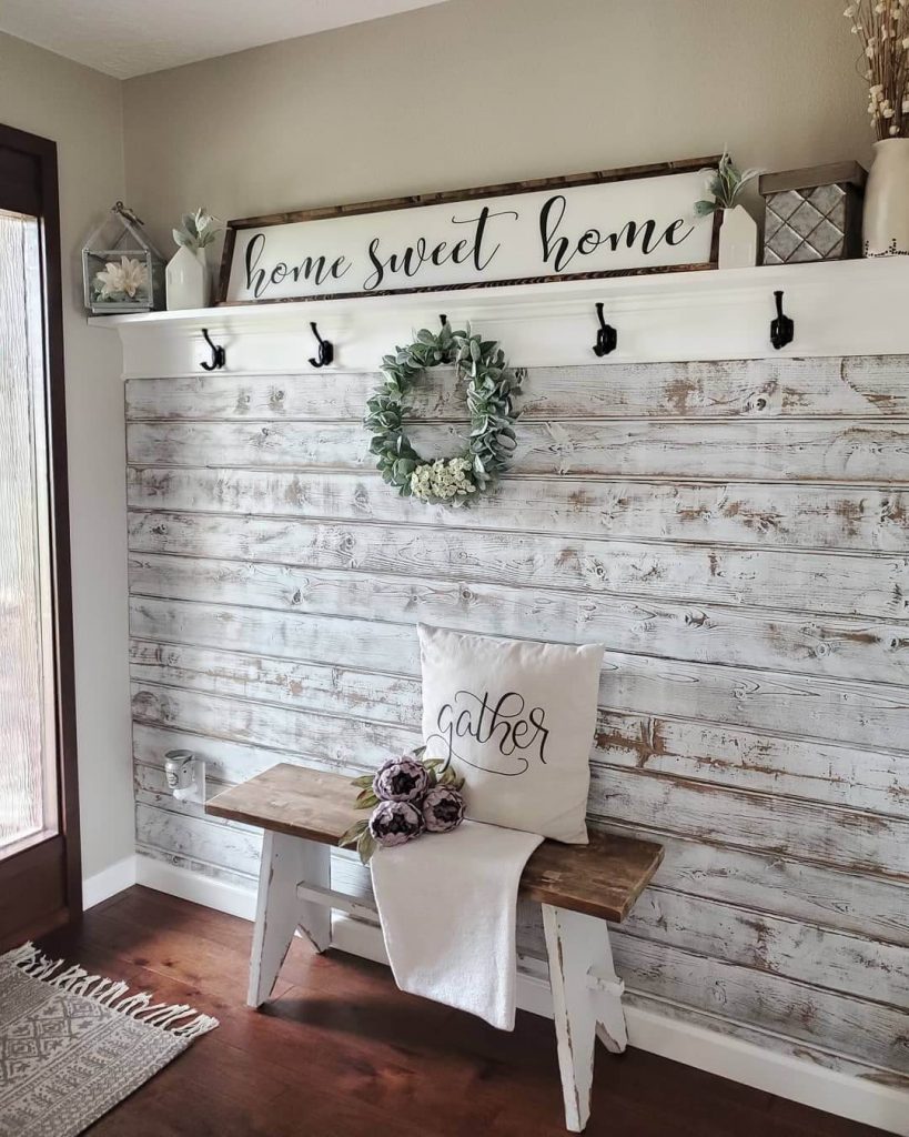 farmhouse entryway wall decor