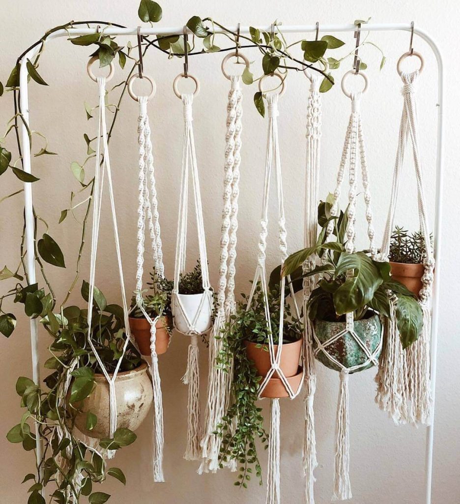 hanging planters hooks
