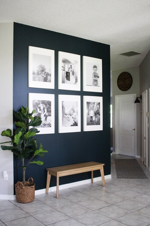 modern entryway wall decor