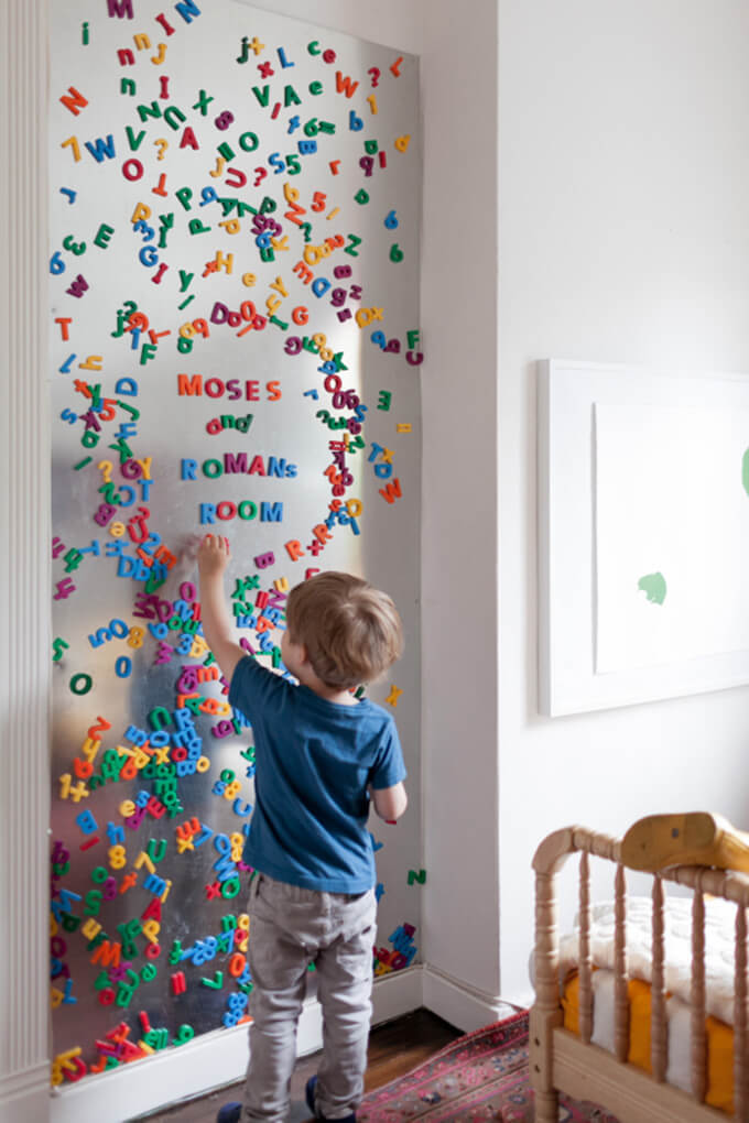Magnetic Wall for Playroom