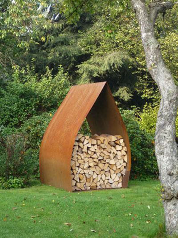 firewood storage outdoor