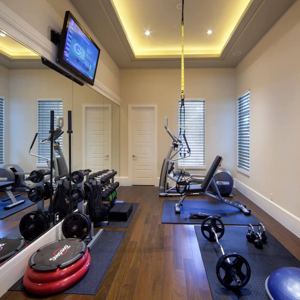 home gym organization ideas