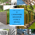 21 Charming Wooden Fence Ideas for Your Garden & Privacy