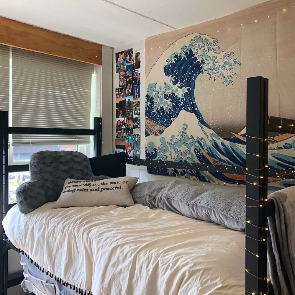 dorm room ideas blue