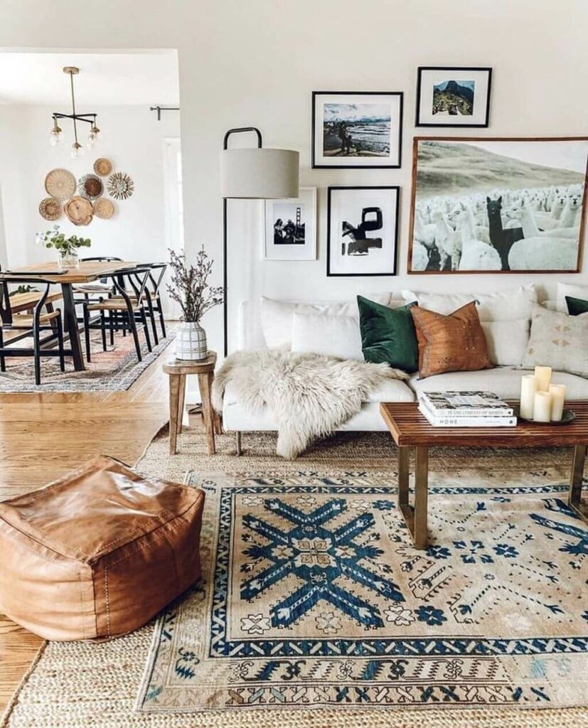 21 Amazing Living Room Rug Ideas to Make the Room Livelier - Harp Times