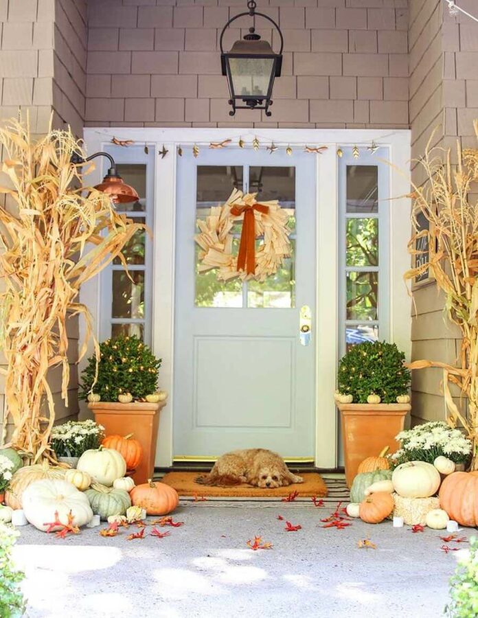 outdoor fall decor images