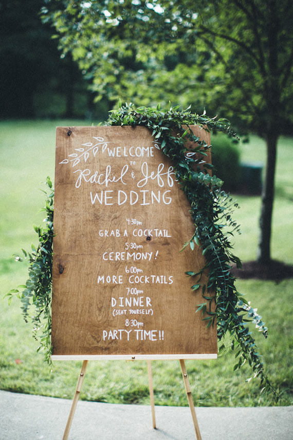outdoor wood sign ideas
