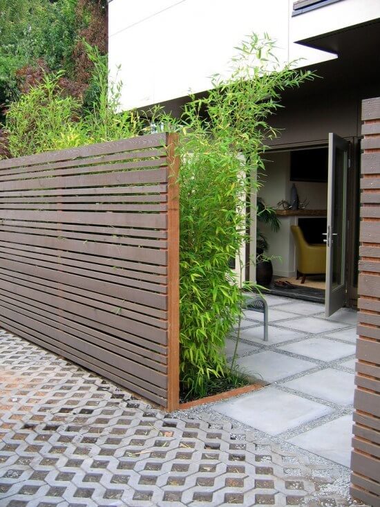 wood fence ideas for front yard